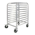 20 1/4"W 10 Sheet Pan Rack w/ 3" Bottom Load Slides