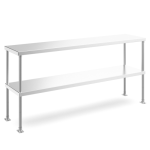 4ft x 12" x 32" Stainless Steel Double Overshelf